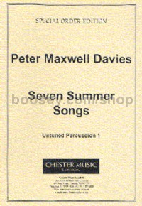 Seven Summer Songs (Untuned Percussion I Part)