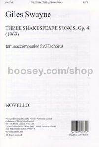 Three Shakespeare Songs, Op.4