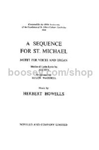 Sequence For St. Michael (SATB)