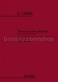 Tacea La Notte Placida from "Il Trovatore" (Soprano & Piano)