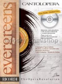 Cantolopera - Evergreens (Medium Voice & Piano) (Book & CD)