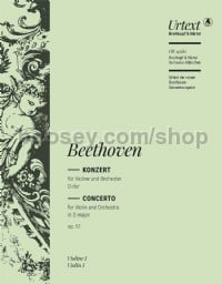 Violin Concerto in D major, op. 61 - violin 1 part