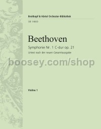 Symphony No. 1 in C major, op. 21 - violin 1 part