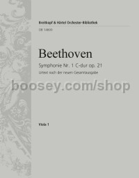 Symphony No. 1 in C major, op. 21 - viola part