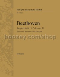 Symphony No. 1 in C major, op. 21 - double bass part