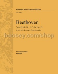 Symphony No. 1 in C major, op. 21 - wind parts