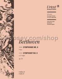 Symphony No. 8 in F major Op. 93 (Violin II Part)