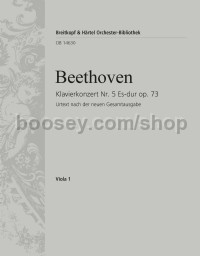 Piano Concerto No. 5 in Eb major, op. 73 - viola part