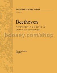 Piano Concerto No. 5 in Eb major, op. 73 - wind parts