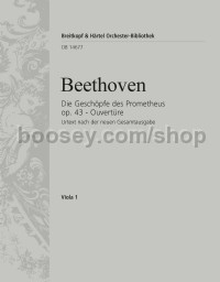 Die Geschöpfe des Prometheus, op. 43 - Ouvertüre - viola part