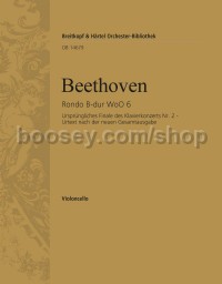 Rondo in Bb major WoO 6 für Klavier und Orchester - cello part