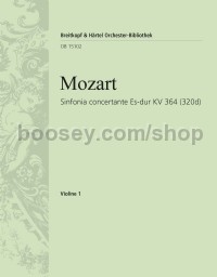 Sinfonia concertante in Eb major KV 364 (320d) - violin 1 part