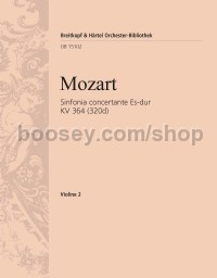 Sinfonia concertante in Eb major KV 364 (320d) - violin 2 part