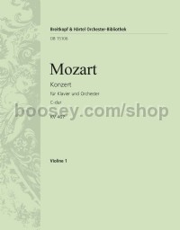 Piano Concerto No. 21 in C major KV 467 - violin 1 part