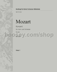 Horn Concerto No. 3 in Eb major K. 447 - viola part