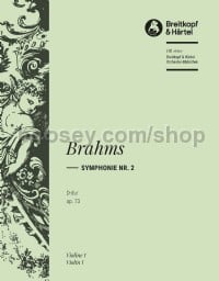 Symphony No. 2 in D major, op. 73 - violin 1 part
