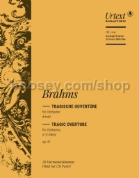 Tragic Overture in D minor, op. 81 - wind parts