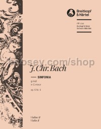Sinfonia in G minor op. 6/6 - violin 2 part