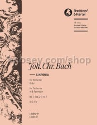 Sinfonia in Bb major op. 21/1 - violin 2 part