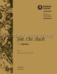 Sinfonia in Bb major op. 21/1 - cello/double bass part