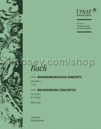 Brandenburg Concerto No. 1 in F BWV1046 - basso continuo (harpsichord) part