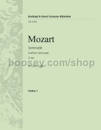 Serenade in D major K. 250 (248b) - violin 1 part