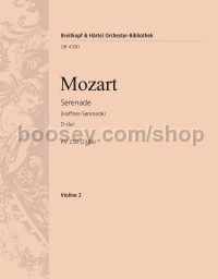 Serenade in D major K. 250 (248b) - violin 2 part