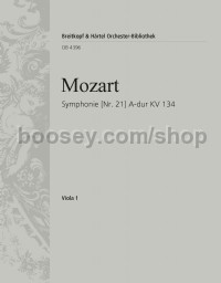 Symphony No. 21 in A major, KV 134 - viola part