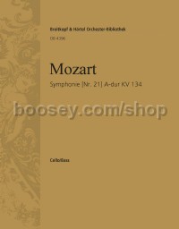 Symphony No. 21 in A major, KV 134 - cello/double bass part