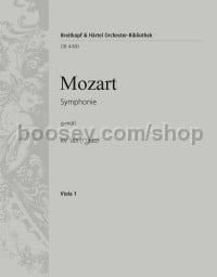 Symphony No. 25 in G minor, KV 183 - viola part
