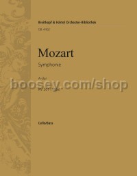 Symphony No. 29 in A major, KV 201 - cello/double bass part