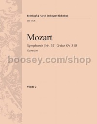 Symphony No. 32 in G major, KV 318 - violin 2 part