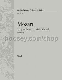 Symphony No. 32 in G major, KV 318 - viola part