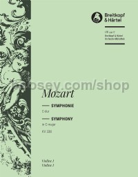 Symphony No. 34 in C major, KV 338 - violin 1 part