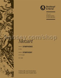 Symphony No. 34 in C major, KV 338 - cello/double bass part