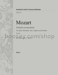 Sinfonia concertante in Eb major K. 297b (Anh. C 14.01) - viola part