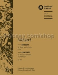 Piano Concerto No. 22 in Eb major KV482 - cello/double bass part