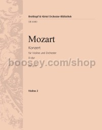 Violin Concerto No. 2 in D major, KV 211 - violin 2 part