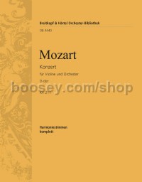 Violin Concerto No. 2 in D major, KV 211 - wind parts
