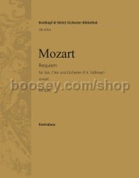 Requiem in D minor K. 626 (Süßmayr) - double bass part
