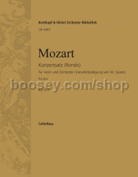 Concert Rondo in Eb major KV 371 - cello/double bass part