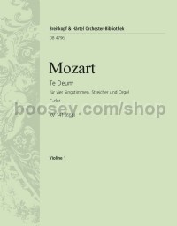 Te Deum in C major, K. 141 (66b) - violin 1 part