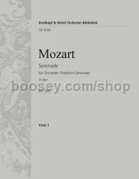 Serenade in D major KV 320 - viola part