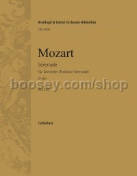 Serenade in D major KV 320 - cello/double bass part