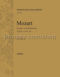 Bastien u. Bastienne KV 50 - cello/double bass part