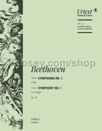 Symphony No. 1 in C major, op. 21 - violin 1 part