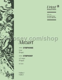 Symphony No. 38 in D major, KV 504 - violin 1 part