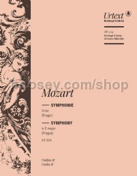Symphony No. 38 in D major, KV 504 - violin 2 part