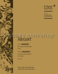 Violin Concerto No. 5 in A major, K. 219 - cello/double bass part