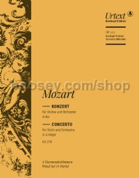Violin Concerto No. 5 in A major, K. 219 - wind parts